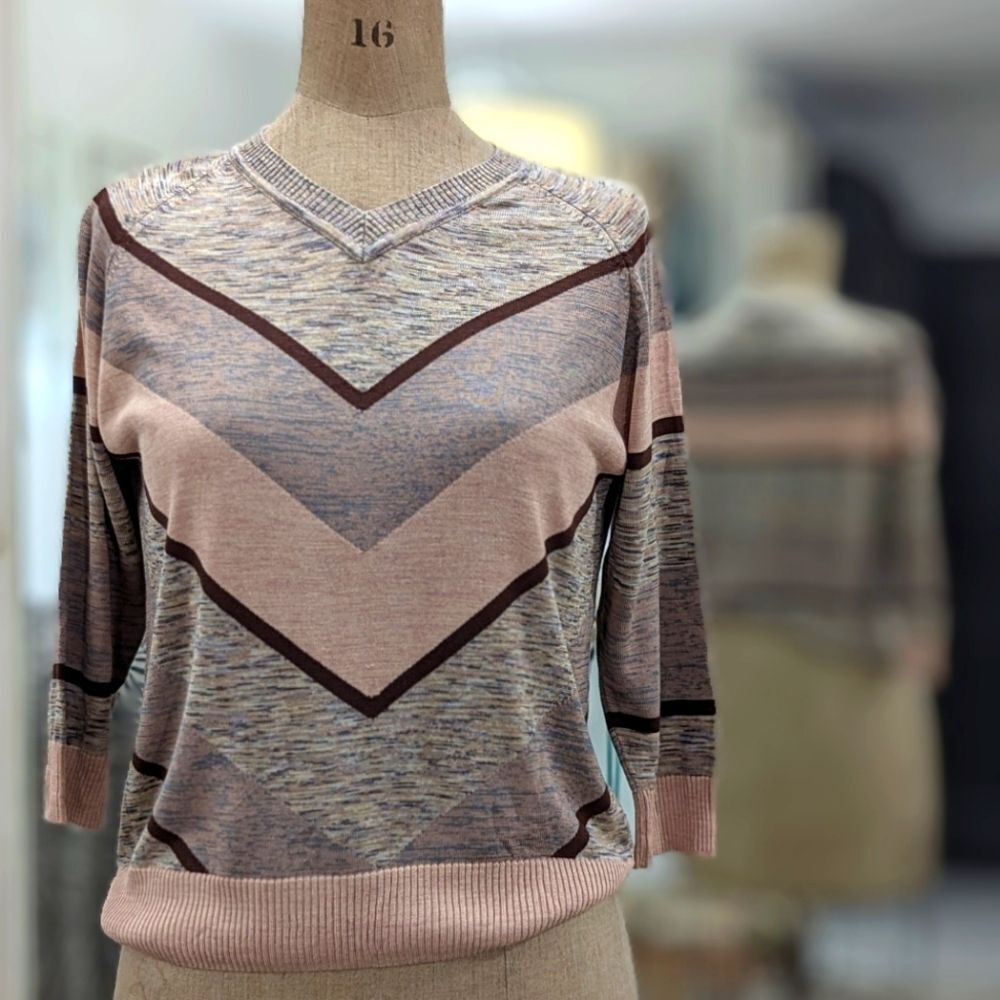Silk Knit Pull Over Sweater - Picture 6 of 6